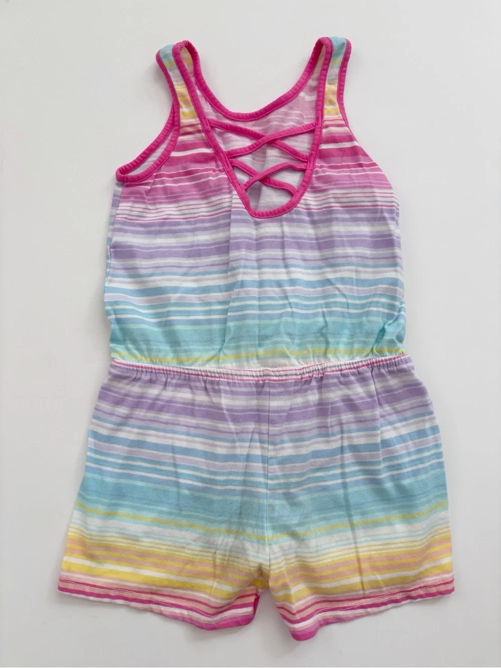 2 Children’s Place Girls' Multicolor Rompers - Size 5